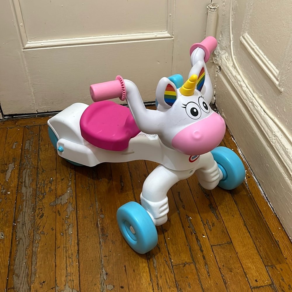 Unicorn Tricycle - Pink, 1-3 y.o.